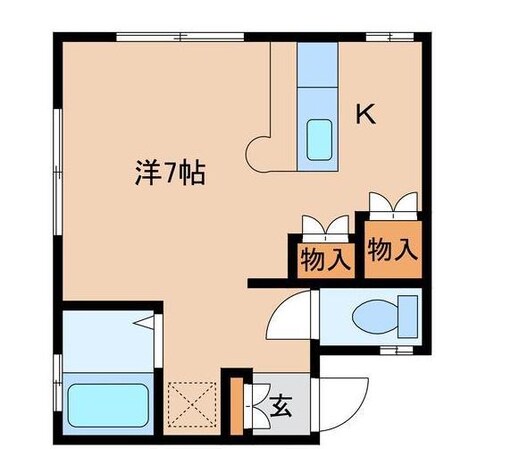 スプリングハイツの物件間取画像